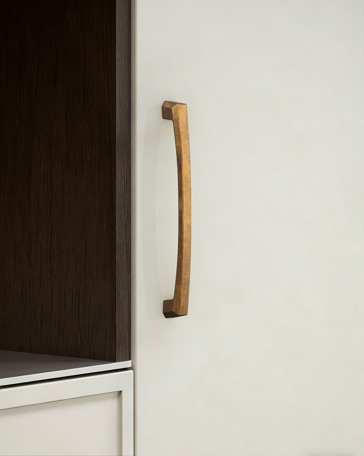 DESIGN3908 Architectural Matte Black Cabinet Pulls – Faceted Beveled Handles for Kitchen Cabinets