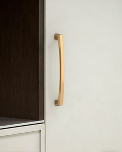 DESIGN3908 Architectural Matte Black Cabinet Pulls – Faceted Beveled Handles for Kitchen Cabinets
