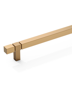 DESIGN3909 Modern Fluted Square Bar Cabinet Pulls