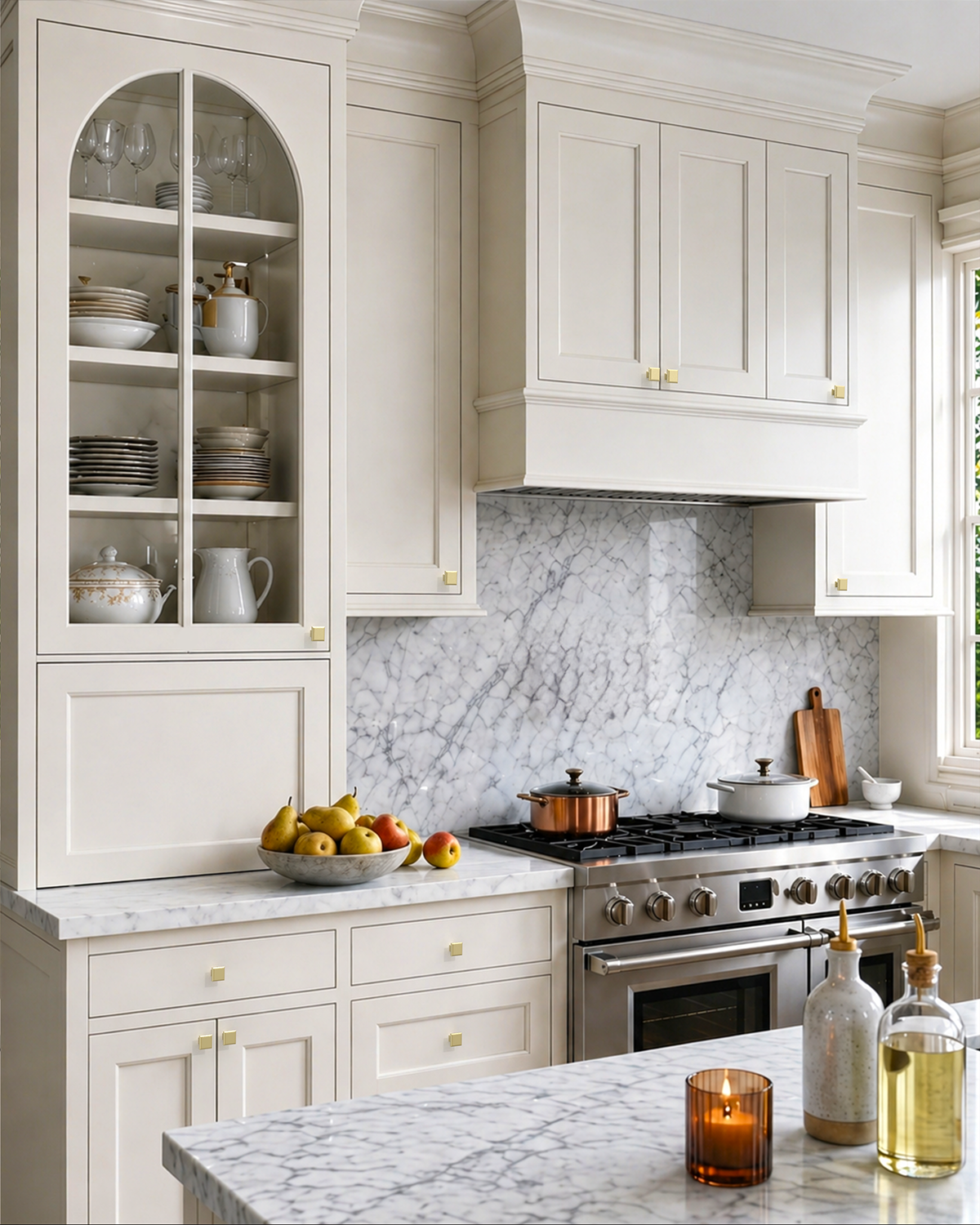 DESIGN1071 Matte Black Modern Square Knobs - Heavy-Duty Kitchen & Dresser Hardware | 1.26" Length
