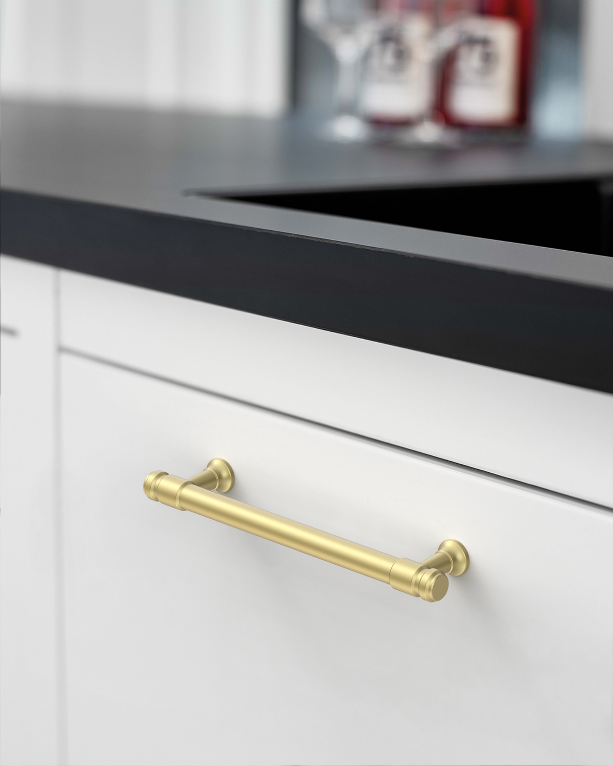 DESIGN2306 Modern Retro Bar Cabinet Pulls for Light Luxury Kitchen