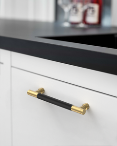 DESIGN4483 Champagne Bronze Knurled Cabinet Handles - Heavy-Duty Modern Drawer Pulls (5")