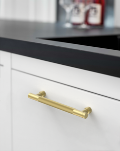 DESIGN4483 Champagne Bronze Knurled Cabinet Handles - Heavy-Duty Modern Drawer Pulls (5")