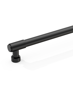 DESIGN4592 Matte Black Stepped Cabinet Handles | Heavy-Duty Modern Cylindrical Pulls (5" / 128mm)