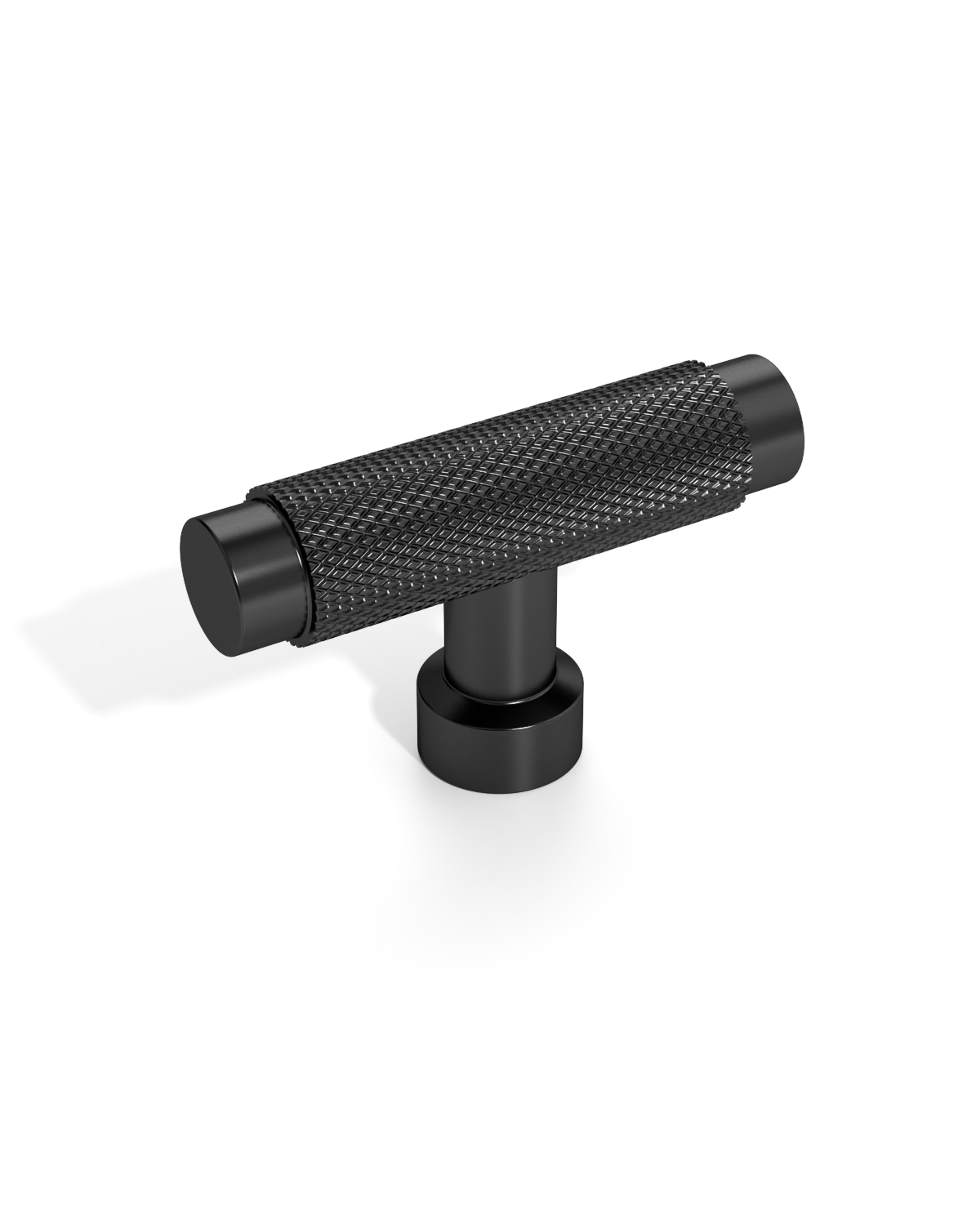 DESIGN4518 Knurled T-Bar Knob for Home Bars & Coffee Stations (Brushed Gold)
