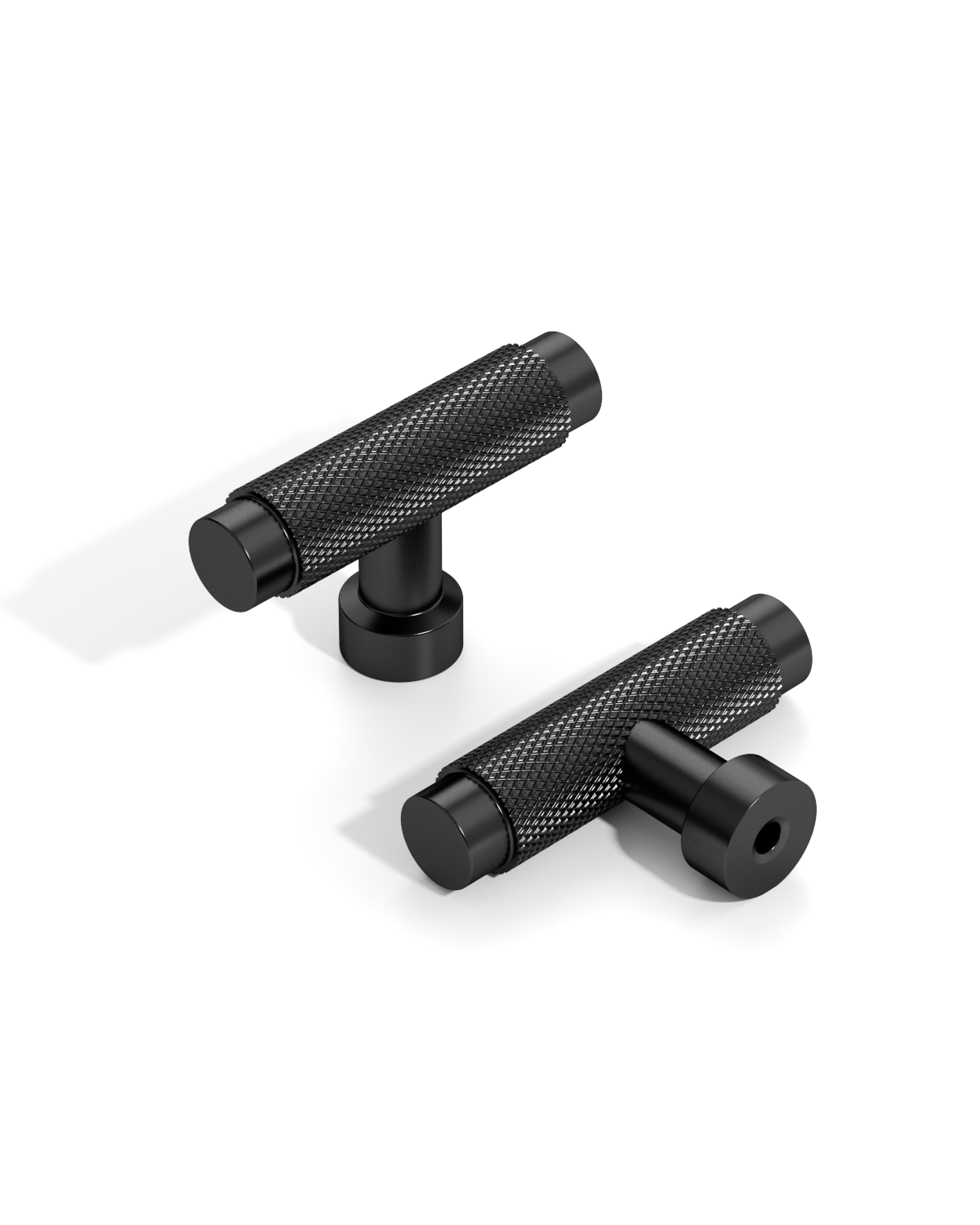 DESIGN4518 Knurled T-Bar Knob for Home Bars & Coffee Stations (Brushed Gold)