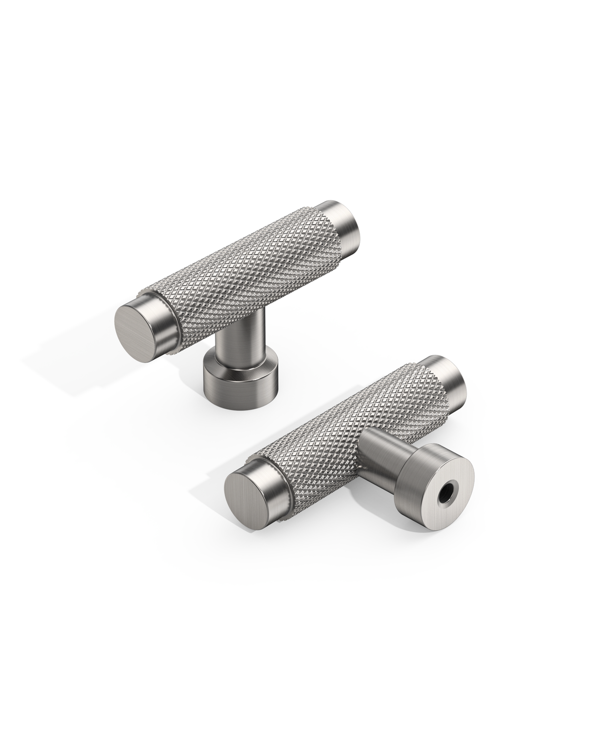 DESIGN4518 Knurled T-Bar Knob for Home Bars & Coffee Stations (Brushed Gold)
