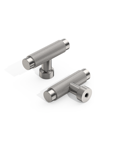 DESIGN4518 Knurled T-Bar Knob for Home Bars & Coffee Stations (Brushed Gold)