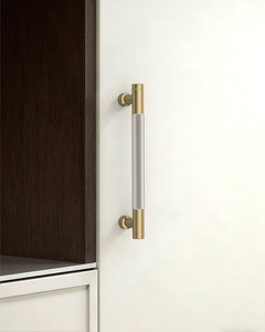 DESIGN4483 Champagne Bronze Knurled Cabinet Handles - Heavy-Duty Modern Drawer Pulls (5")