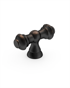 DESIGN3768 Oil Rubbed Bronze T-Bar Cabinet Knobs for Vintage Kitchen | 2.2" Length