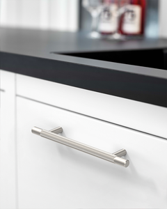 DESIGN6061 Brushed Gold Cabinet Pulls – Rich Minimalist Knurled Handles for Kitchen Cabinets