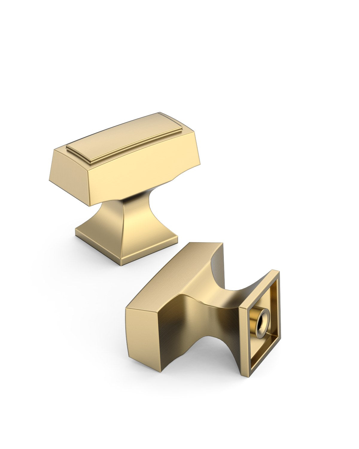 DESIGN3067 Stepped T Knob for Modern Kitchens & Bathrooms (Champagne Bronze)