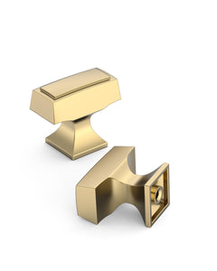 DESIGN3067 Stepped T Knob for Modern Kitchens & Bathrooms (Champagne Bronze)