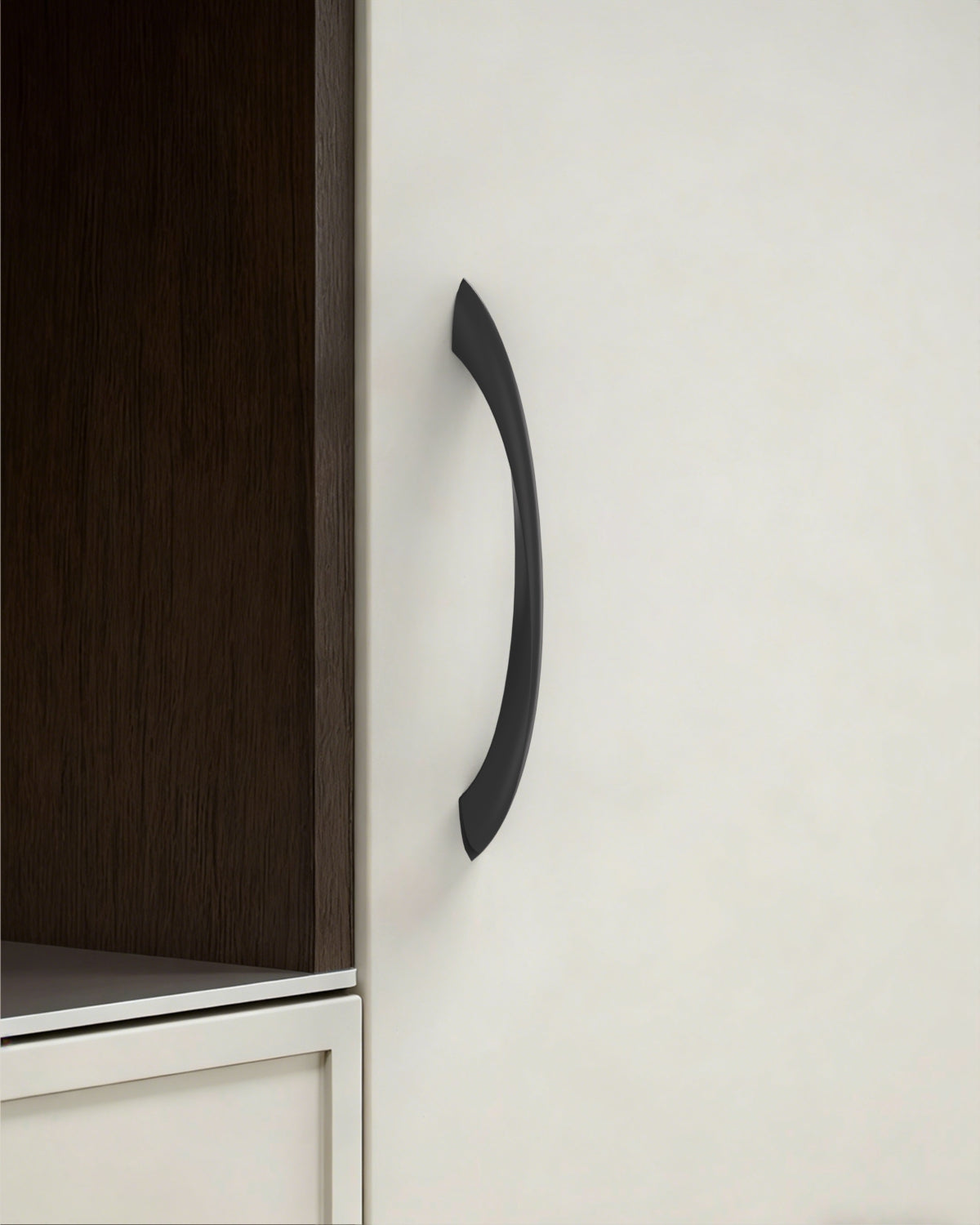 DESIGN2554 Warm Minimalist Streamlined Bow Cabinet Pulls