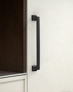 DESIGN3067 Recessed Flat Bar Pull for Luxury Kitchens (5", Brushed Satin Nickel)