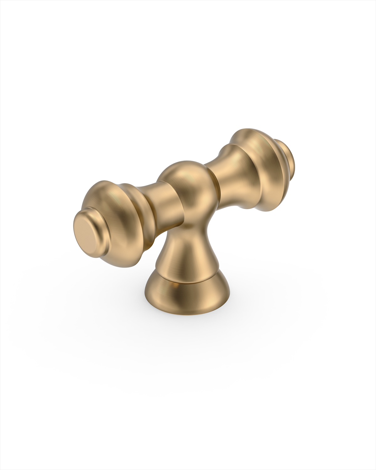 DESIGN3768 Oil Rubbed Bronze T-Bar Cabinet Knobs for Vintage Kitchen | 2.2" Length
