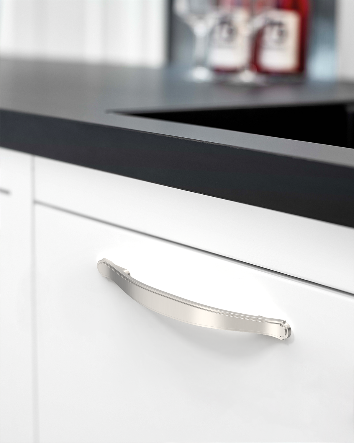 DESIGN2792 Vintage Scrolled Arch Cabinet Pulls