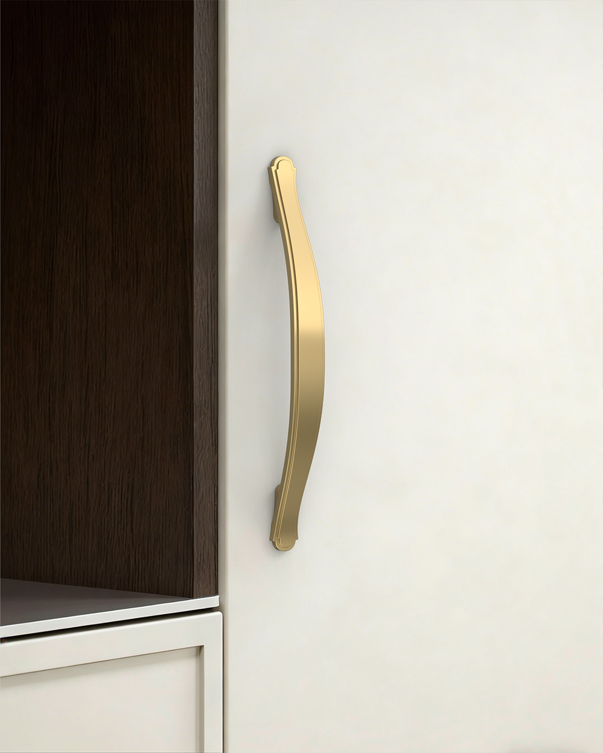 DESIGN2792 Vintage Scrolled Arch Cabinet Pulls