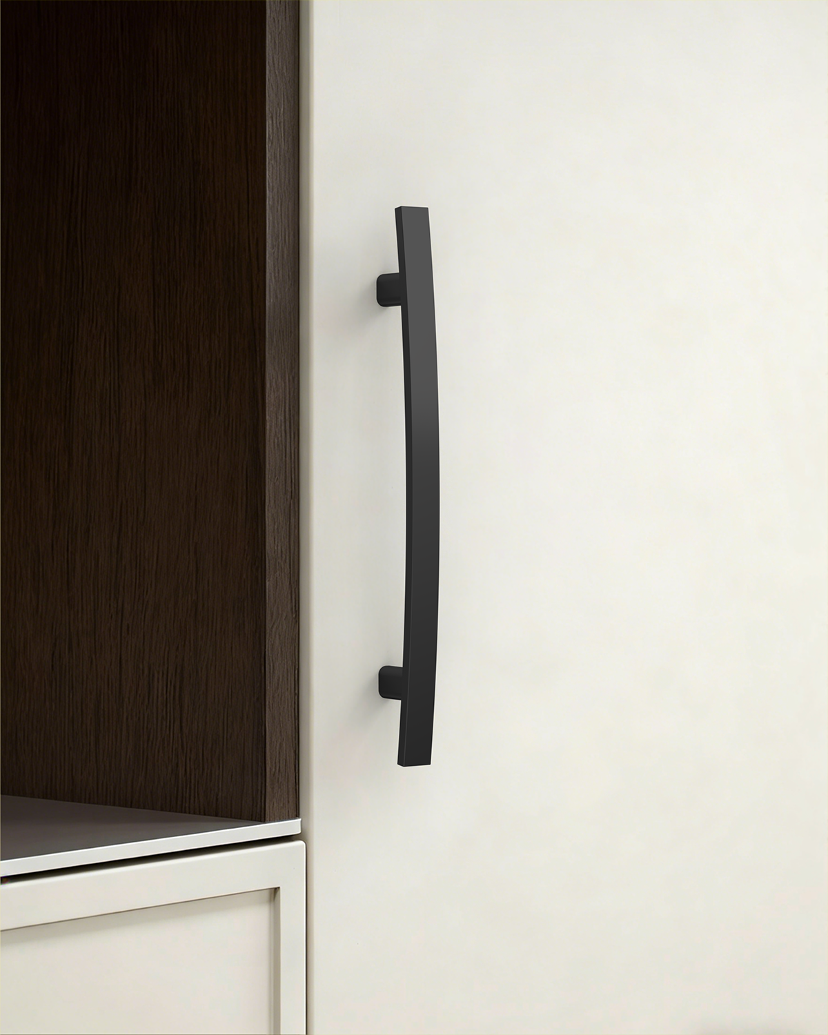 DESIGN3046 Warm Minimalist Flat Bar Cabinet T-Pulls