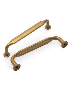 DESIGN2028 Matte Black Cabinet Pulls | Warm Minimalist Flat Handles, Heavy-Duty Feel, 5"