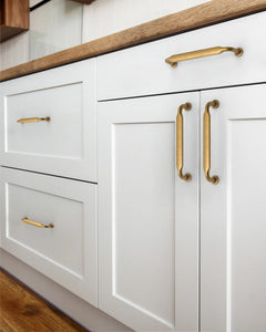 DESIGN2028 Matte Black Cabinet Pulls | Warm Minimalist Flat Handles, Heavy-Duty Feel, 5"