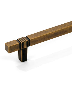 DESIGN3909 Modern Fluted Square Bar Cabinet Pulls