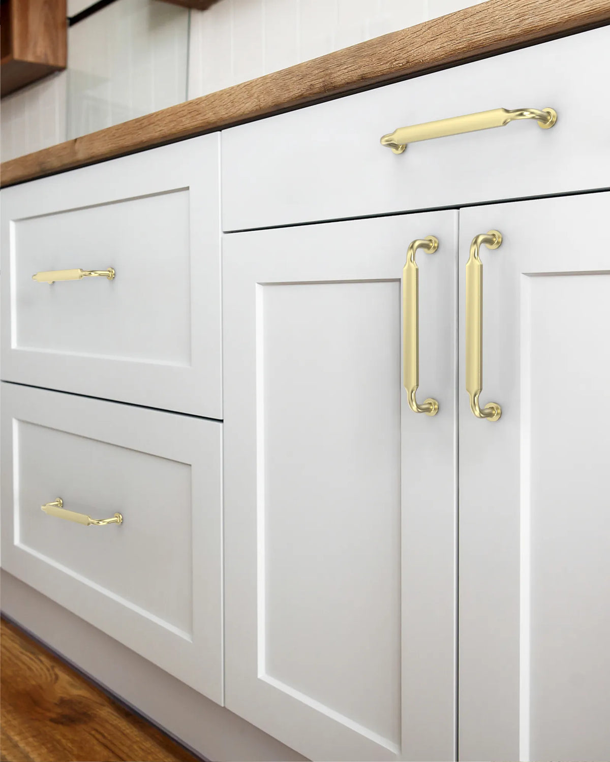 DESIGN2028 Matte Black Cabinet Pulls | Warm Minimalist Flat Handles, Heavy-Duty Feel, 5"