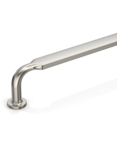 DESIGN2028 Matte Black Cabinet Pulls | Warm Minimalist Flat Handles, Heavy-Duty Feel, 5"
