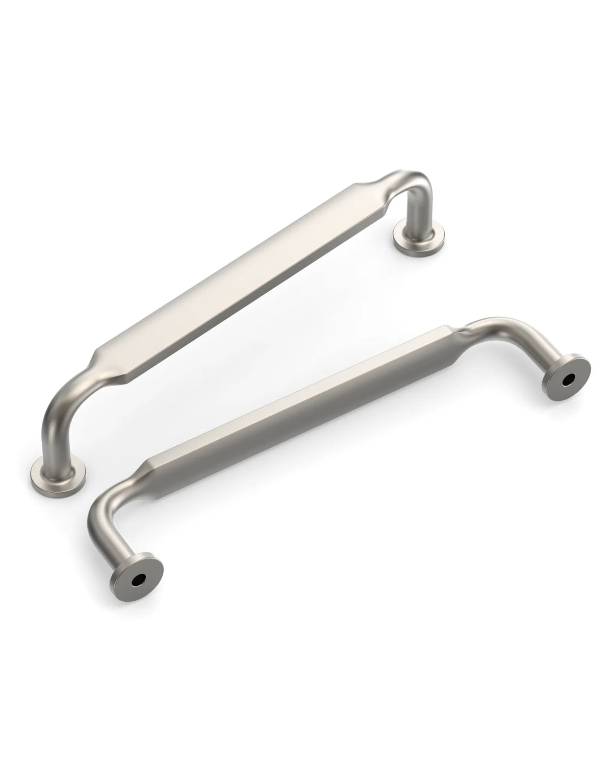 DESIGN2028 Matte Black Cabinet Pulls | Warm Minimalist Flat Handles, Heavy-Duty Feel, 5"
