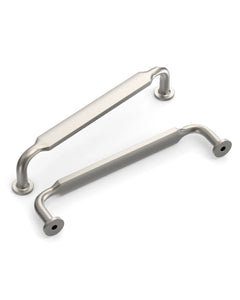 DESIGN2028 Matte Black Cabinet Pulls | Warm Minimalist Flat Handles, Heavy-Duty Feel, 5"