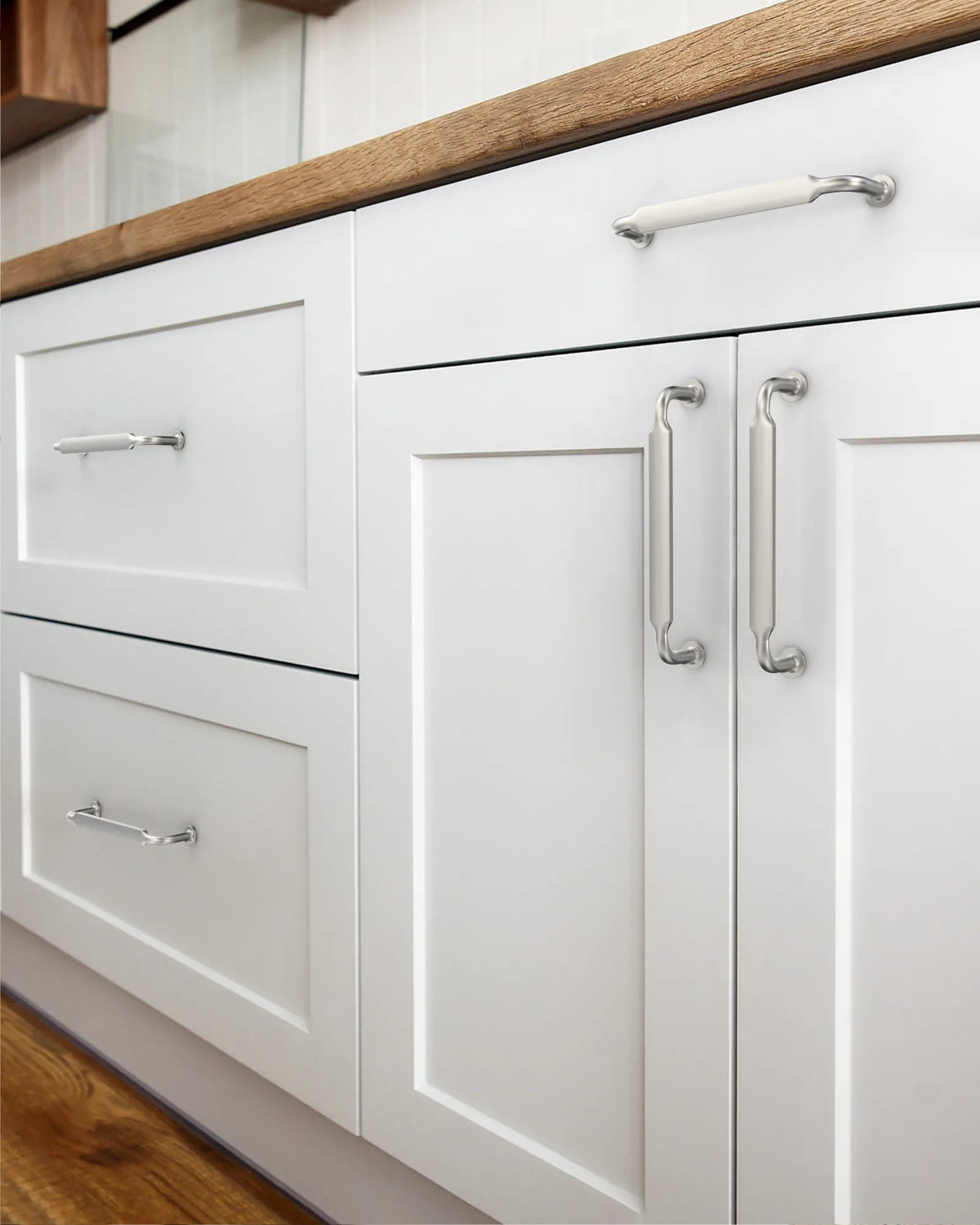 DESIGN2028 Matte Black Cabinet Pulls | Warm Minimalist Flat Handles, Heavy-Duty Feel, 5"