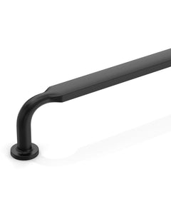 DESIGN2028 Matte Black Cabinet Pulls | Warm Minimalist Flat Handles, Heavy-Duty Feel, 5"