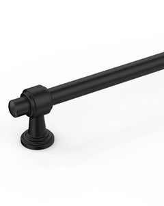 DESIGN2249 Brushed Gold Cabinet Pulls – Modern Heritage Stepped Base Handles for Kitchen Cabinets