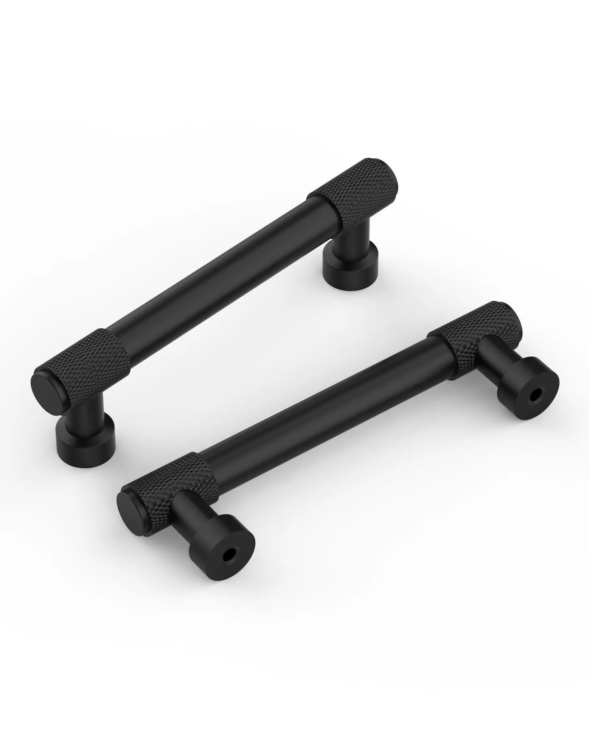 DESIGN4518 Brushed Gold Cabinet Pulls | Accent Knurled Handles for Modern Luxury Kitchens, 3-3/4"