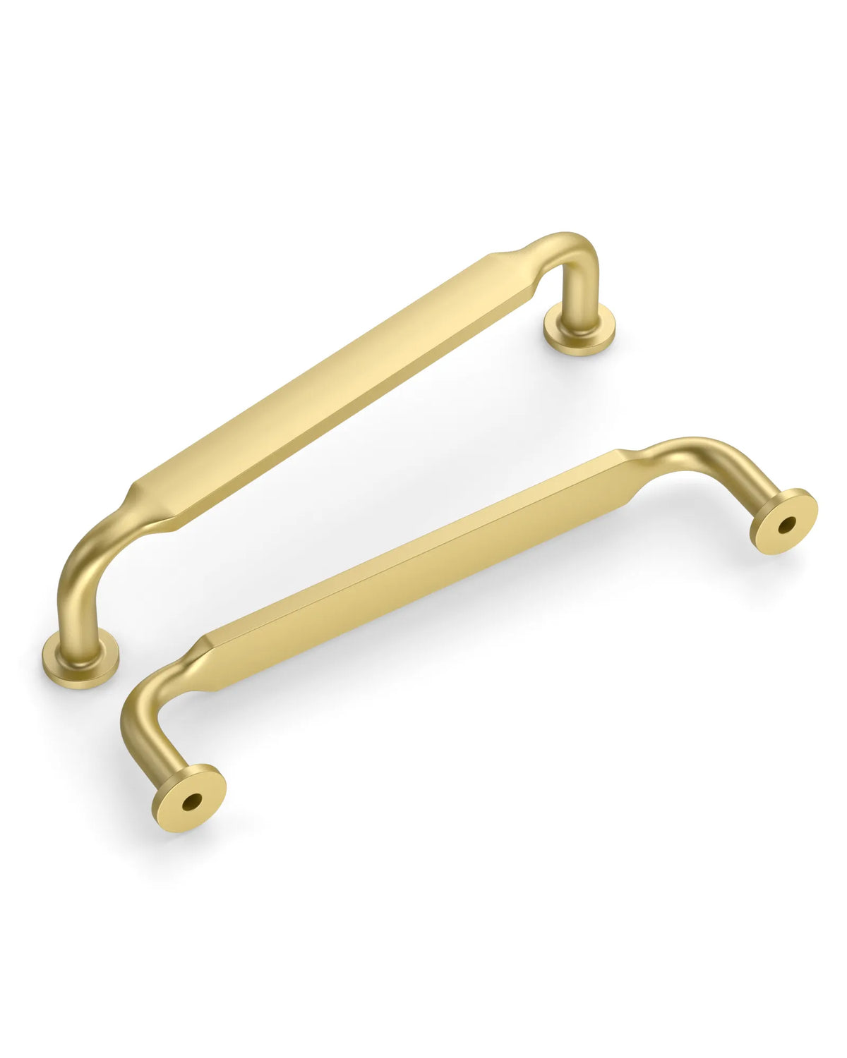 DESIGN2028 Matte Black Cabinet Pulls | Warm Minimalist Flat Handles, Heavy-Duty Feel, 5"