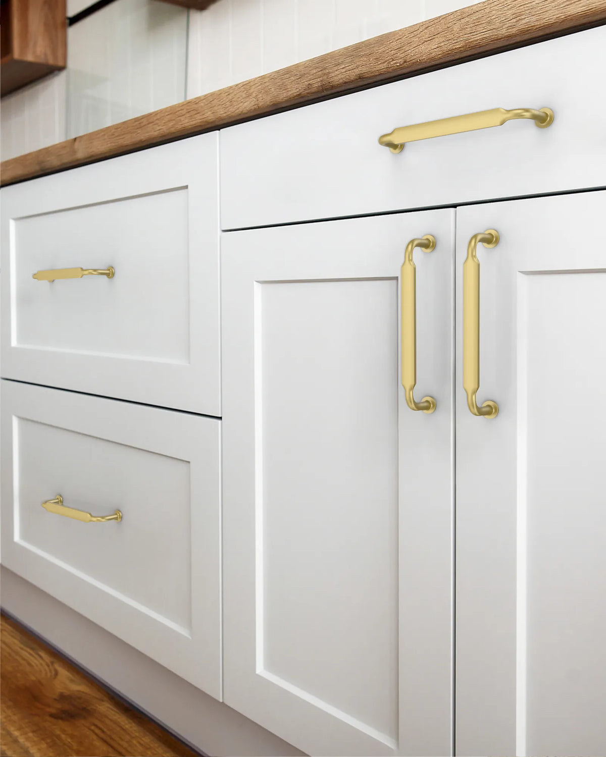 DESIGN2028 Matte Black Cabinet Pulls | Warm Minimalist Flat Handles, Heavy-Duty Feel, 5"