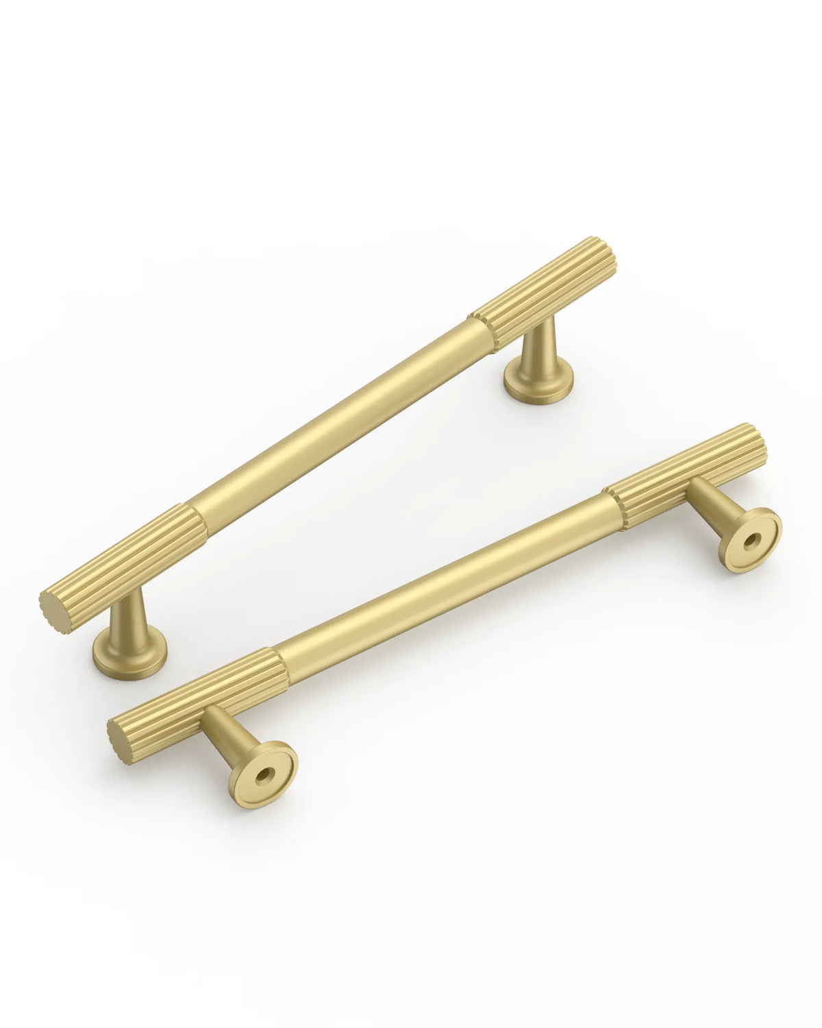 DESIGN2250 Oil Rubbed Bronze Knurled Pulls for Vintage Kitchens | 6-1/4" / 160mm Hole Center