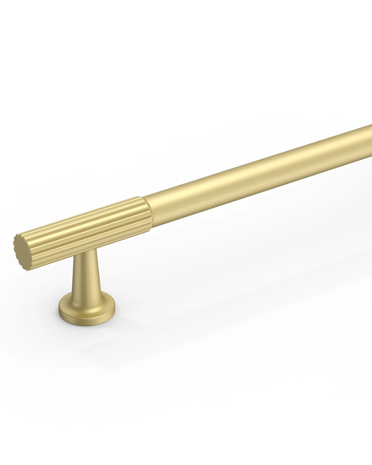 DESIGN2250 Oil Rubbed Bronze Knurled Pulls for Vintage Kitchens | 6-1/4" / 160mm Hole Center