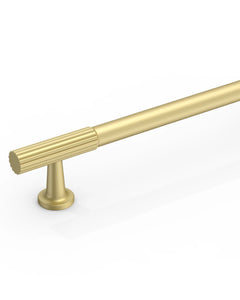 DESIGN2250 Oil Rubbed Bronze Knurled Pulls for Vintage Kitchens | 6-1/4" / 160mm Hole Center