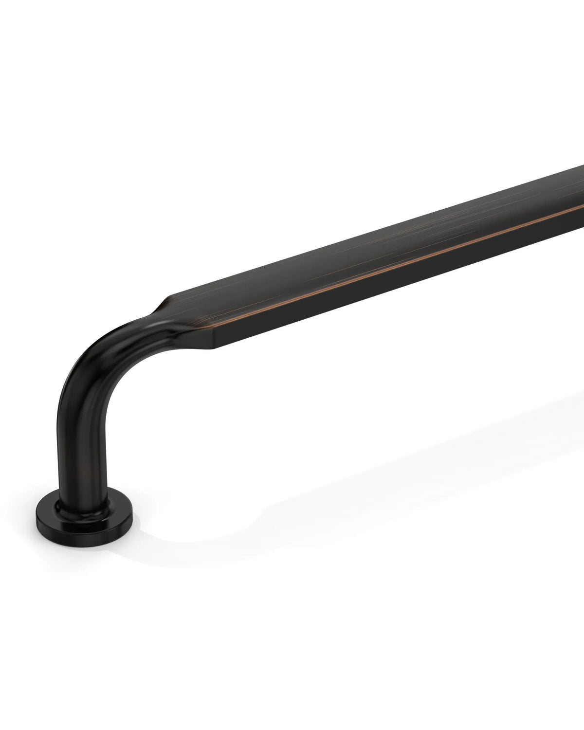 DESIGN2028 Matte Black Cabinet Pulls | Warm Minimalist Flat Handles, Heavy-Duty Feel, 5"
