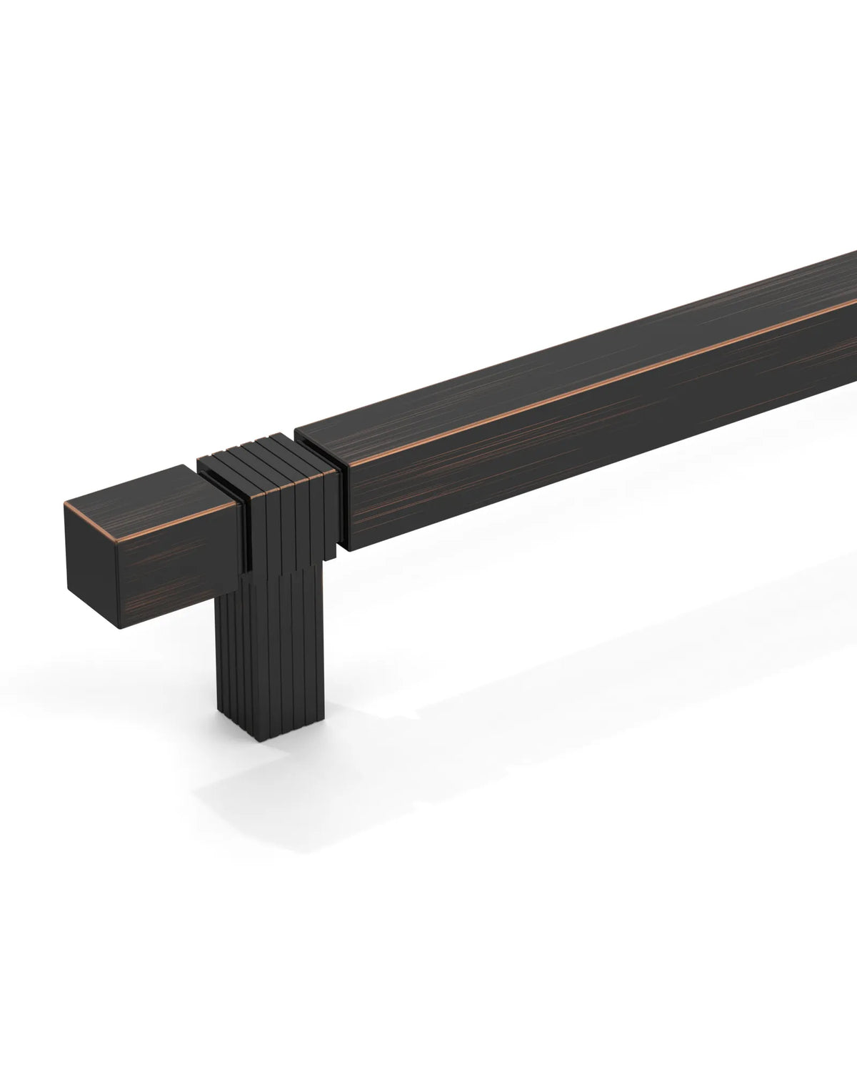 DESIGN3909 Modern Fluted Square Bar Cabinet Pulls