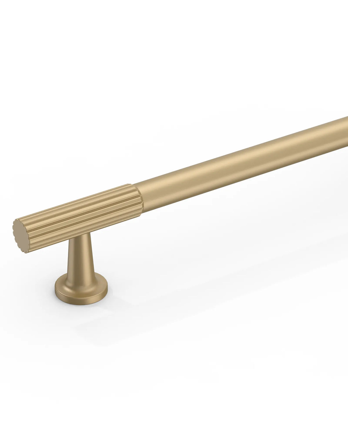 DESIGN2250 Oil Rubbed Bronze Knurled Pulls for Vintage Kitchens | 6-1/4" / 160mm Hole Center