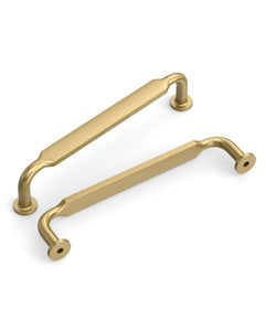 DESIGN2028 Matte Black Cabinet Pulls | Warm Minimalist Flat Handles, Heavy-Duty Feel, 5"