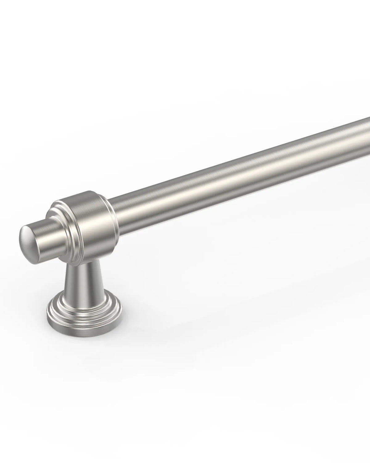 DESIGN2249 Brushed Gold Cabinet Pulls – Modern Heritage Stepped Base Handles for Kitchen Cabinets