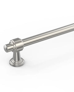 DESIGN2249 Brushed Gold Cabinet Pulls – Modern Heritage Stepped Base Handles for Kitchen Cabinets