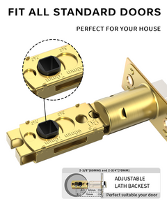 ZR01-098A Satin Champagne Bronze Door Levers, Knurled Square Rosette | Privacy, Passage, Dummy