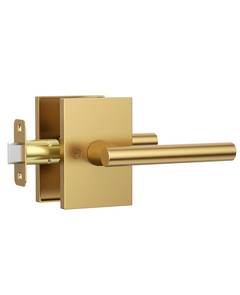 ZR08-097Z Matte Black Door Levers, Heavy-Duty Feel & Modern Minimalist | Privacy, Passage, Dummy