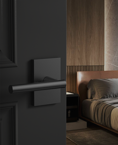 ZR08-097Z Matte Black Door Levers, Heavy-Duty Feel & Modern Minimalist | Privacy, Passage, Dummy