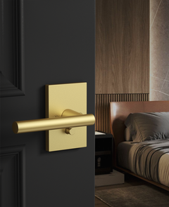 ZR08-097Z Matte Black Door Levers, Heavy-Duty Feel & Modern Minimalist | Privacy, Passage, Dummy