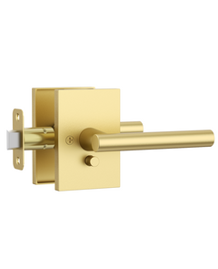 ZR08-097Z Matte Black Door Levers, Heavy-Duty Feel & Modern Minimalist | Privacy, Passage, Dummy